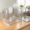 Addis Dish Drainer - Stainless Steel -Kitchen Supply Store 241067 2 tier dish drainer stainless steel