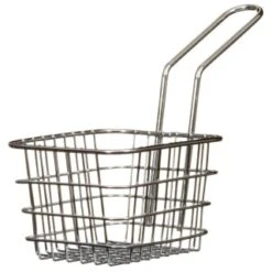 B&M Wire Serving Basket - Chrome -Kitchen Supply Store 319593 Wire Serving Basket 2