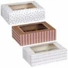 Betty Winters Cupcake Boxes 4pk -Kitchen Supply Store 320783 4pk cupcake boxes holds 6 silver spot 2