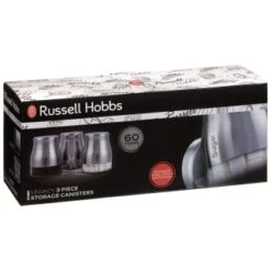 Russell Hobbs Legacy Tea - Coffee - Sugar Set 3pc -Kitchen Supply Store 324968 russell hobbs tea coffee sugar silver