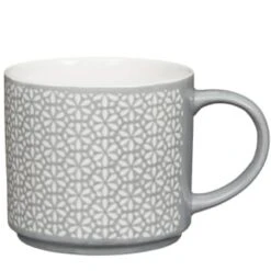 B&M Jumbo Embossed Stacking Mugs 4pk -Kitchen Supply Store 329369 Jumbo Embossed Stacking Mugs Set of 4 3