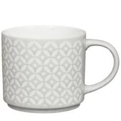 B&M Jumbo Embossed Stacking Mugs 4pk -Kitchen Supply Store 329369 Jumbo Embossed Stacking Mugs Set of 4 4