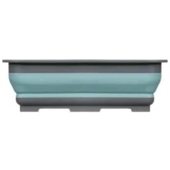 Addis Collapsible Washing Up Bowl - Aqua & Grey -Kitchen Supply Store 332198 addis collapsible washing up bowl grey and aqua 2