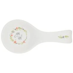 B&M Ceramic Spoon Rest -Kitchen Supply Store 337110 ceramic spoon rest home sweet home