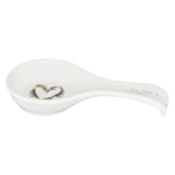 B&M Ceramic Spoon Rest -Kitchen Supply Store 337110 ceramic spoon rest live laugh love 2