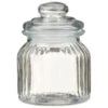 B&M Decorative Glass Storage Jar 2 B&M Decorative Glass Storage Jar -Kitchen Supply Store 337374 decorative glass storage jar