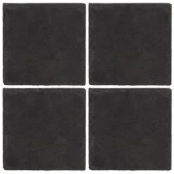 B&M Slate Coasters 4pk -Kitchen Supply Store 365650 4 slate coasters group