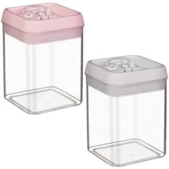 B&M Vacuum Storage Container 1.7L - Grey -Kitchen Supply Store 368008 368010 vacuum storage 1 7l main