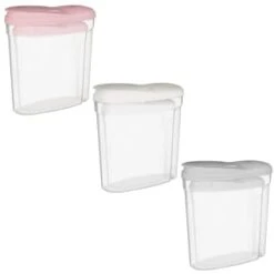 B&M Cereal Storage Container Set 2pk - Grey -Kitchen Supply Store 368613 368614 368615 cereal storage set 2 pk main