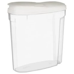 B&M Cereal Storage Container Set 2pk - White -Kitchen Supply Store 368613 cereal storage set 2 pk white 3