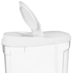 B&M Cereal Storage Container Set 2pk - White -Kitchen Supply Store 368613 cereal storage set 2 pk white 4