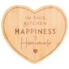 B&M Heart Bamboo Chopping Board With Slogan 1 B&M Heart Bamboo Chopping Board With Slogan -Kitchen Supply Store 369140 heart bamboo chopping board with slogan