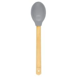 B&M Betty Winters Silicone Utensils 3pk - Grey -Kitchen Supply Store 369972 3pk betty winters silicone utensils spoon grey 2