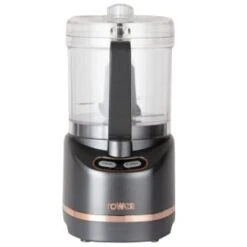Tower Compact Food Processor 400ml - Grey & Rose Gold -Kitchen Supply Store 371731 tower compact food processor