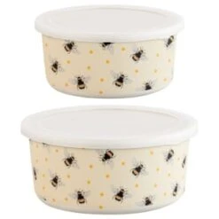 B&M Round Tubs 2pk - Bees 15 B&M Round Tubs 2pk - Bees -Kitchen Supply Store 375966 2pk reuse and repurpose round tubs bee 5