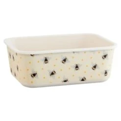 B&M Rectangular Tubs 2pk - Bees -Kitchen Supply Store 375968 2pk reuse and repurpose rectangle tubs bee 2