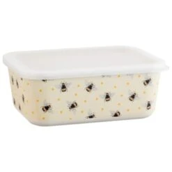 B&M Rectangular Tubs 2pk - Bees -Kitchen Supply Store 375968 2pk reuse and repurpose rectangle tubs bee 4