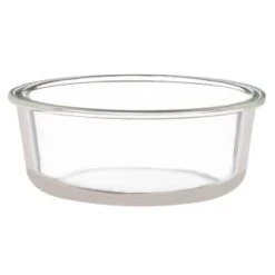 B&M Round Glass Food Containers With Bamboo Lid 2pk 10 B&M Round Glass Food Containers With Bamboo Lid 2pk -Kitchen Supply Store 376822 2 round glass food containers 3