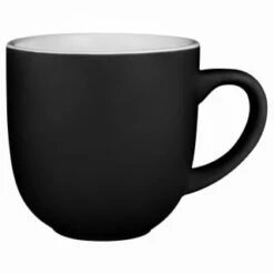 Kitchen Supply Store -Kitchen Supply Store 380121 4pk simply everyday mugs black 4