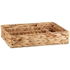 B&M Scandi Shore Rattan Cutlery Tray