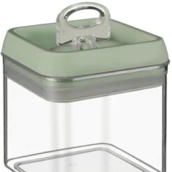 B&M Vacuum Storage Container 1L - Sage -Kitchen Supply Store 380187 vacuum storage 1l sage