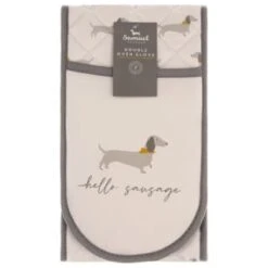B&M Sausage Dog Double Oven Glove -Kitchen Supply Store 380216 double oven glove hello sausage
