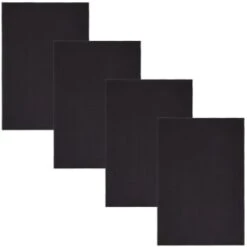 Simply Everyday Waffle Tea Towels 3pk - Black -Kitchen Supply Store 380224 3pk simply everyday waffle teal towels black 2