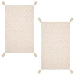 B&M Homestead Embossed Tea Towels With Tassels 2pk - Natural 7 B&M Homestead Embossed Tea Towels With Tassels 2pk - Natural -Kitchen Supply Store 380229 2pk homestead embossed tea towel with tassels 2