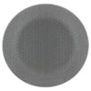 B&M Grey Embossed Dinner Plate 10.5" -Kitchen Supply Store 380267 geo embossed dinner plate