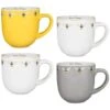 B&M Bee Happy Printed Mugs - 4pk -Kitchen Supply Store 380506 4pk printed mugs bee happy 3