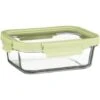 B&M Green Glass Food Container - Large 1 B&M Green Glass Food Container - Large -Kitchen Supply Store 380662 glass food container green large 3