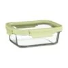 B&M Green Glass Food Container - Medium -Kitchen Supply Store 380663 glass food container green medium 2