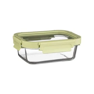 B&M Green Glass Food Container - Small 3 B&M Green Glass Food Container - Small