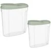 B&M Cereal Storage Container Set 2pk - Sage -Kitchen Supply Store 380752 cereal storage set 2 peice sage