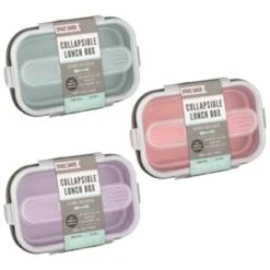 B&M Collapsible Lunch Box - Sage -Kitchen Supply Store 383522 collapsible lunch box group