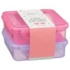 Sandwich Clip Lock Lunchbox 2pk - Pink & Purple -Kitchen Supply Store 385224 2pk sandwich clip locks