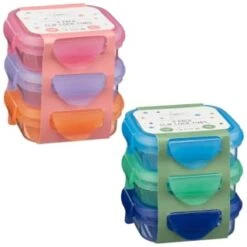 Simply Kids Clip Lock Tubs 3pk - Pink & Purple -Kitchen Supply Store 385227 385228 3pk simply kids clip lock tubs group 1
