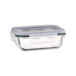 B&M Small Eco Glass Clip Lock Food Container -Kitchen Supply Store 388507 small glass clip lock food container 2