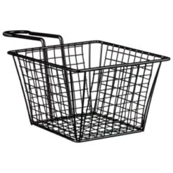 B&M Matte Black Serving Basket