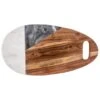 B&M Marble & Acacia Serve Board -Kitchen Supply Store 390150 marble mix and acacia wood sevre board