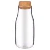 B&M Small Glass Carafe With Cork Lid -Kitchen Supply Store 390359 small glass carafe
