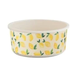 B&M Round Tubs 2pk - Lemons -Kitchen Supply Store 392928 2pk reuse and repurpose round tubs lemon 7