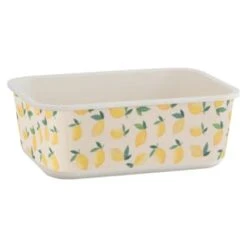 B&M Rectangular Tubs 2pk - Lemons 14 B&M Rectangular Tubs 2pk - Lemons -Kitchen Supply Store 392929 2pk reuse and repurpose rectangle tubs lemon