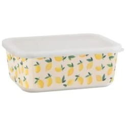 B&M Rectangular Tubs 2pk - Lemons 12 B&M Rectangular Tubs 2pk - Lemons -Kitchen Supply Store 392929 2pk reuse and repurpose rectangle tubs lemon 5