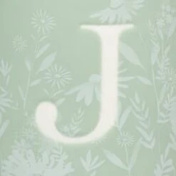 B&M Floral Alphabet Mug (Assorted) -Kitchen Supply Store 394397 floral alphabet mug green j 2