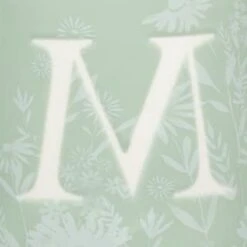 B&M Floral Alphabet Mug (Assorted) -Kitchen Supply Store 394397 floral alphabet mug green m 2