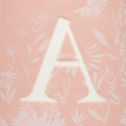 B&M Floral Alphabet Mug (Assorted) -Kitchen Supply Store 394397 floral alphabet mug pink a 2