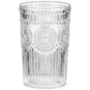 B&M Embossed Glass Tumbler -Kitchen Supply Store 394423 embossed tumbler