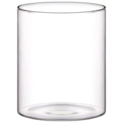 B&M Small Glass Jar With Acacia Wood Lid -Kitchen Supply Store 394439 small glass canister with acacia wood 3