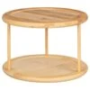 B&M Bamboo Round 2 Tier Spice Rack -Kitchen Supply Store 394546 bamboo round 2 tier spice rack